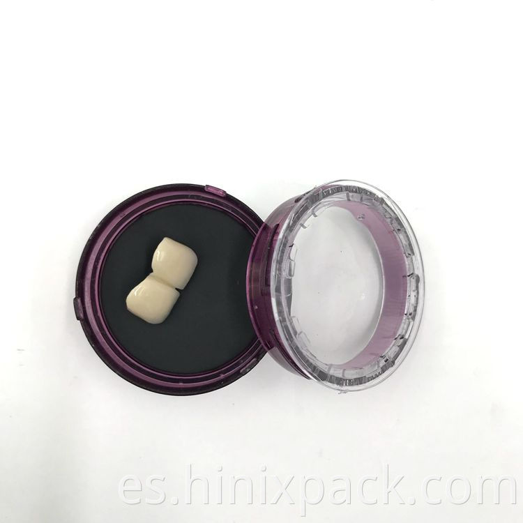 1.5" Clear Plastic Round Packaging Boxes Membrane Boxes